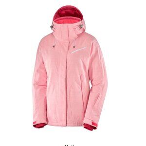 Salomon Fantasy Ski Jacket – Women’s Snow Coat Sz L – Waterproof 10K – EUC